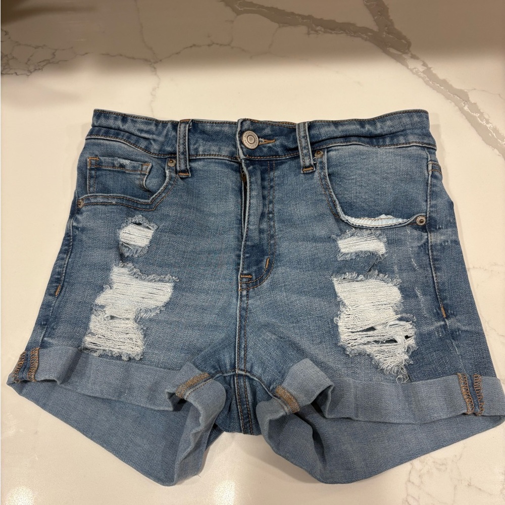 Aeropostale Denim Distressed Women's Shorts size 6
